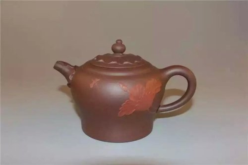 范利英紫砂壶 荷悟 原矿紫泥