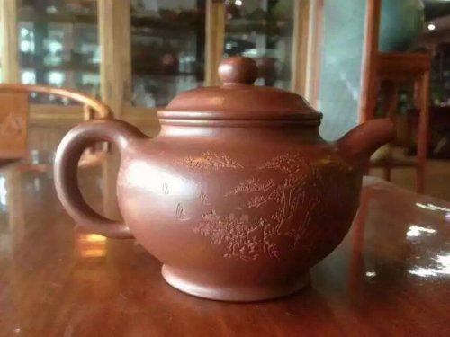 咸仲英紫砂壶 掇只 原矿底槽清