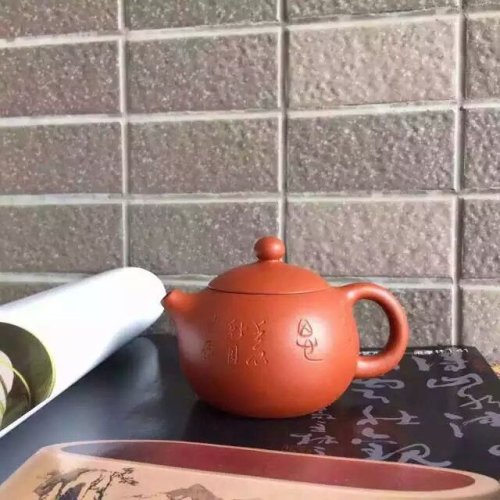 沈建康紫砂壶 极致小西施 原矿朱泥