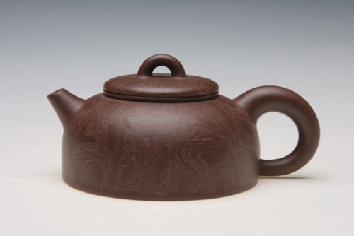 吕俊庆紫砂壶 天柱 原矿紫泥