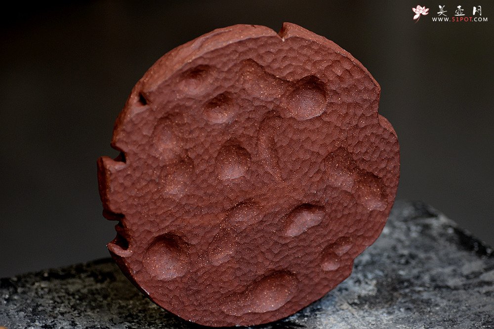 紫砂壶图片：美壶特惠 造型新颖~~非常好玩 全手工太湖石干泡台 - 美壶网