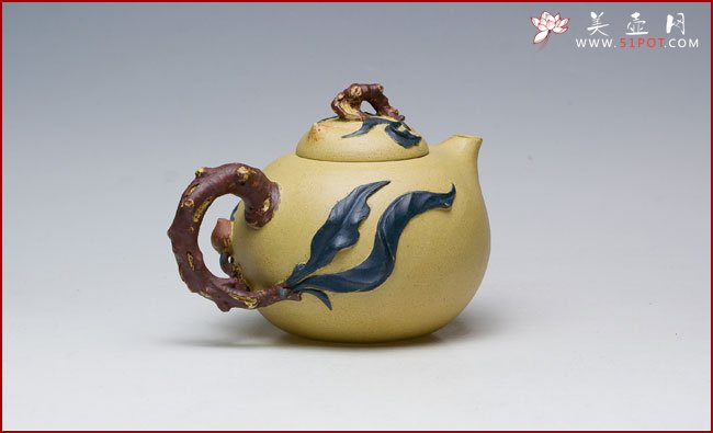 紫砂壶图片：蜜桃壶 - 美壶网