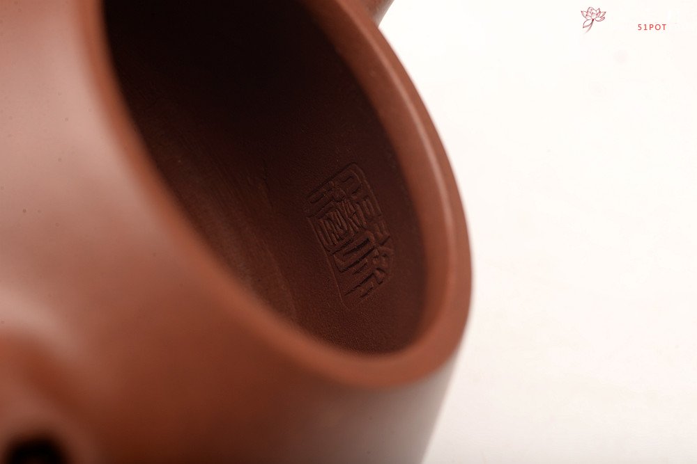 紫砂壶图片：乙未夏日作品 徐正涛全手传统经典 平盖小石瓢~ - 美壶网