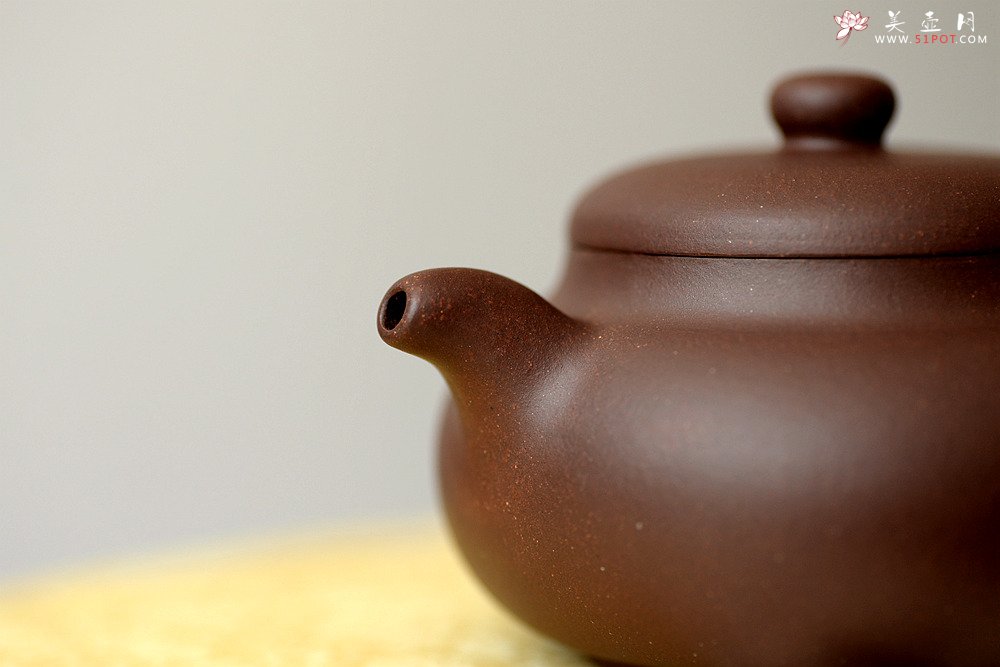 紫砂壶图片：张智耀全手新作 圆润饱满 有趣实用 全手圆乐 - 美壶网