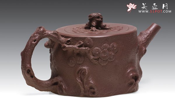 紫砂壶图片：大松椴壶 - 美壶网