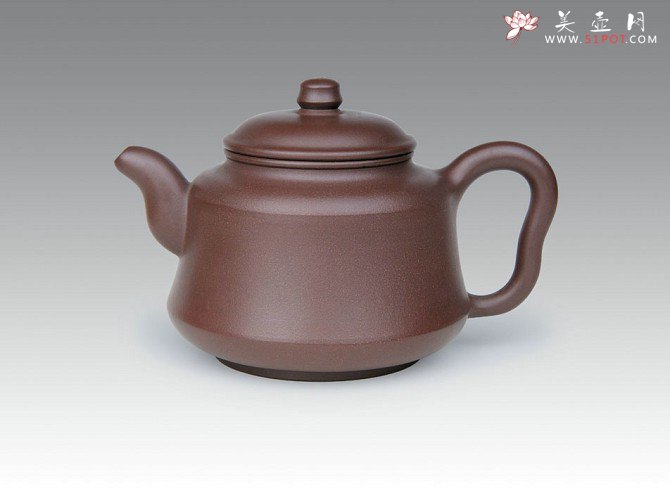 紫砂壶图片：盘钟壶 - 美壶网