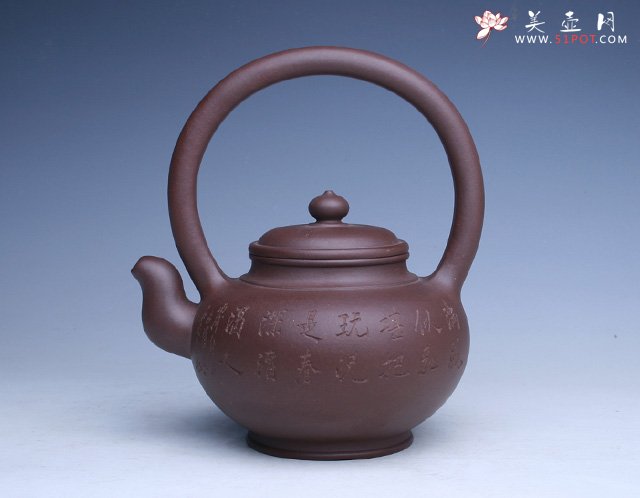 紫砂壶图片：汉风提梁 - 美壶网