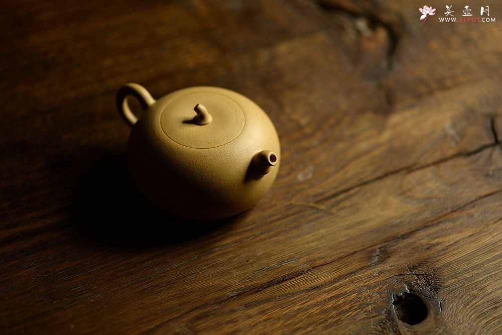 紫砂壶图片：于洪霞全手新品 娇小可人 纯正本山段泥  秋之小瓜  - 美壶网