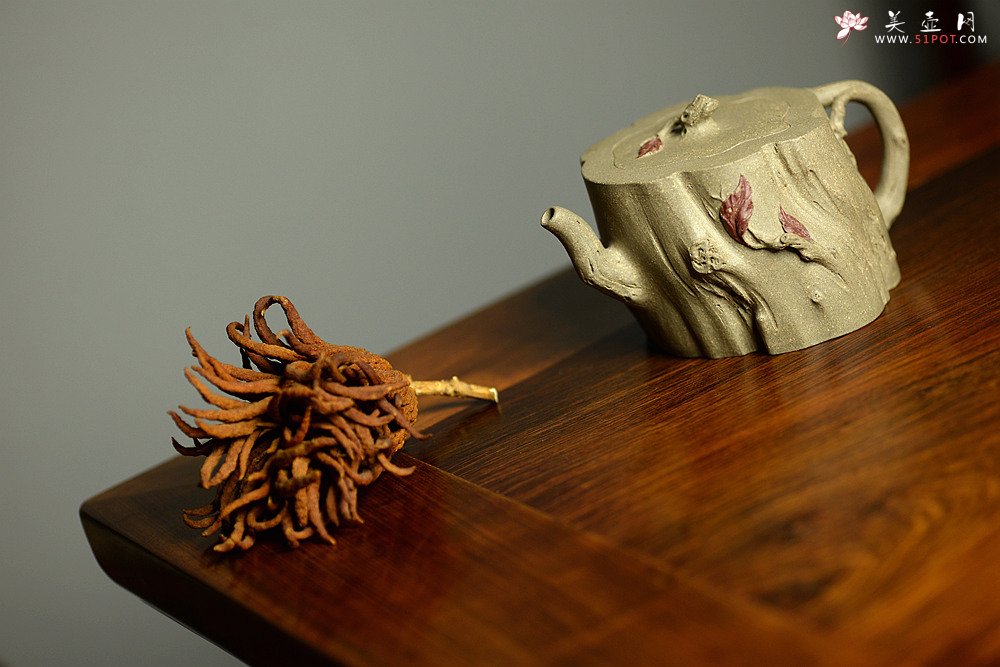 紫砂壶图片：学院派风格~ 郑志贤全手作品 秋吟 一缕秋风迎面来~ - 美壶网