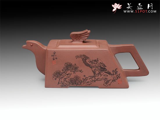 紫砂壶图片：英雄壶 - 美壶网