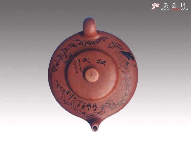 紫砂壶图片：海扁壶 - 美壶网