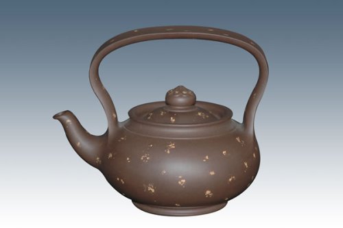 范锡军紫砂壶 锦上添花 原矿紫泥