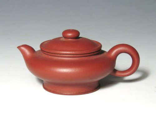 王杏坤紫砂壶 虚扁 原矿清水泥