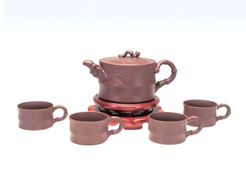 李志平紫砂壶 竹段套壶 原矿底槽清