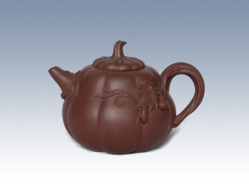 樊建平紫砂壶 南瓜壺 原矿紫泥
