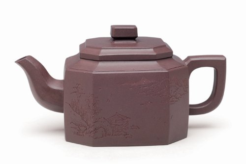 徐建平（大）紫砂壶 矮八方 原矿紫泥