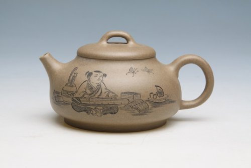 朱萍萍紫砂壶 琴调和畅 老段泥