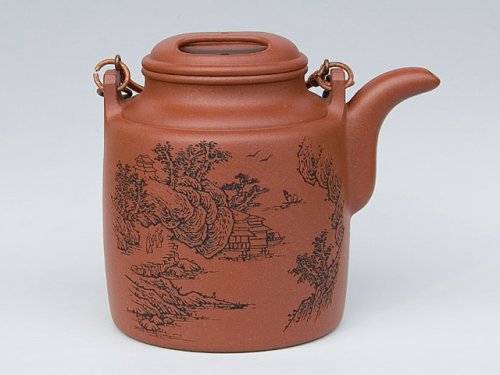 范群飞紫砂壶 洋桶 原矿清水泥