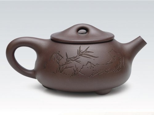 汤鸣皋紫砂壶 大石瓢 原矿紫泥
