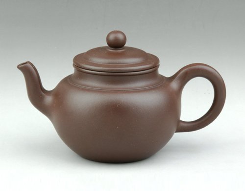 李伟紫砂壶 双线韵律 原矿紫泥