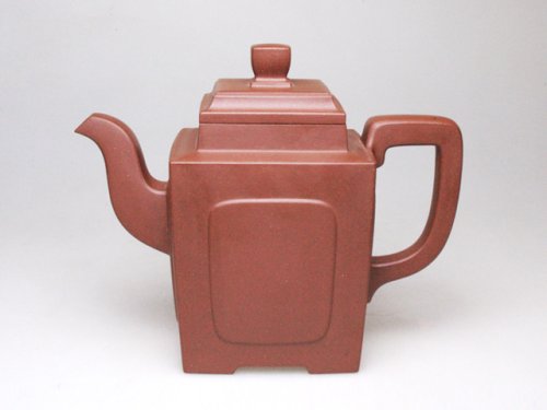 周勤龙紫砂壶 魁方 原矿底槽清