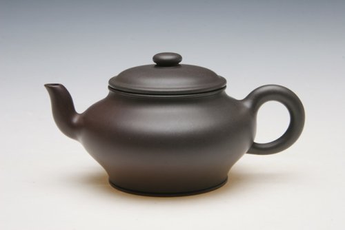 陈洪平紫砂壶 神灯 原矿墨绿泥