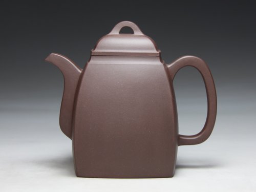 祁明亮紫砂壶 汉方壶 原矿紫泥