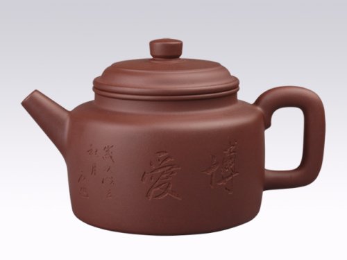 方玉琴紫砂壶 德钟 原矿紫泥