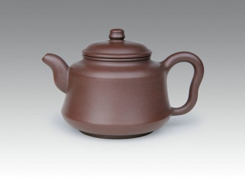 陈洪平紫砂壶 盘钟壶 原矿紫泥