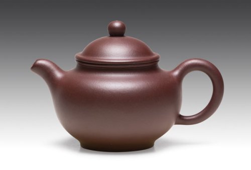 顾峰明紫砂壶 掇只壶 原矿底槽清