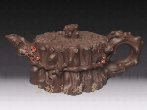 范友良紫砂壶 束柴三友 原矿紫泥