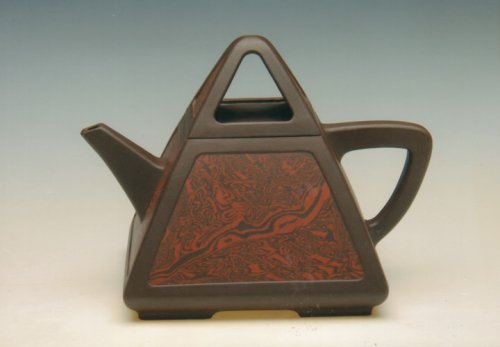 孔春华紫砂壶 金方 原矿紫泥