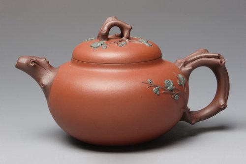 范颖紫砂壶 喜梅壶 原矿清水泥