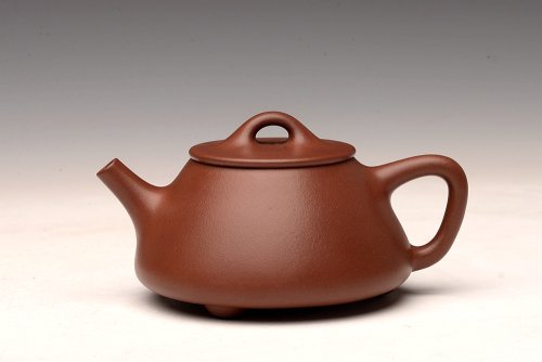 徐正涛紫砂壶 乙未夏日作品 徐正涛全手传统经典 平盖小石瓢~ 原矿紫泥
