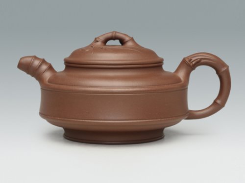 邹辉紫砂壶 双线竹鼓 原矿底槽清