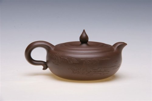 陈洪平紫砂壶 涟漪2 原矿紫泥