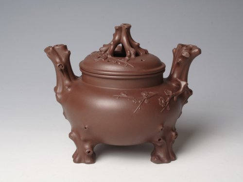 范洪泉紫砂壶 梅花鼎壶 原矿底槽清