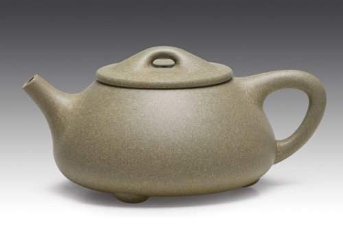 顾峰明紫砂壶 景州石瓢壶 原矿段泥