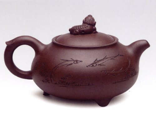 汤鸣皋紫砂壶 小狮球 原矿紫泥