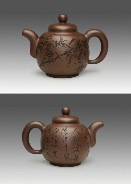 陈洪平紫砂壶 大明珠壶 原矿紫泥