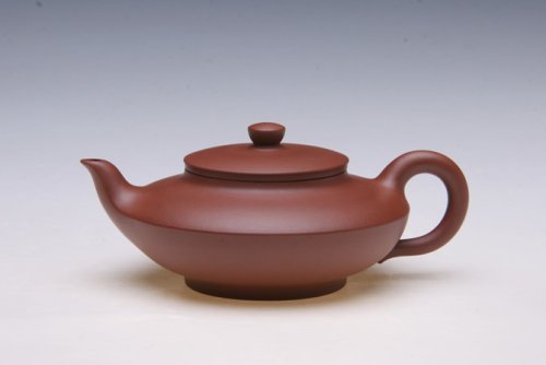 陈洪平紫砂壶 汉扁 原矿底槽清