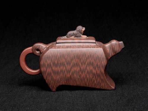 孔春华紫砂壶 獒方 原矿清水泥