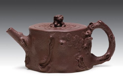 顾顺源紫砂壶 大松椴壶 原矿底槽清