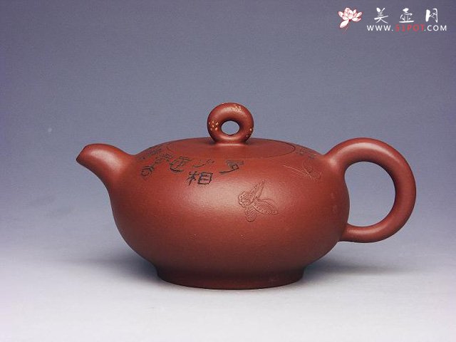 紫砂壶图片：蝶恋（原创） - 美壶网