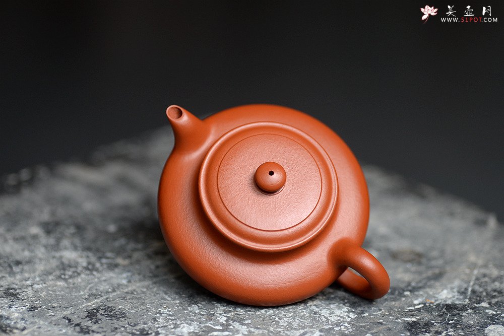 紫砂壶图片：美壶特惠 性价比极高 传统实用 优质朱泥~~虚扁 - 美壶网