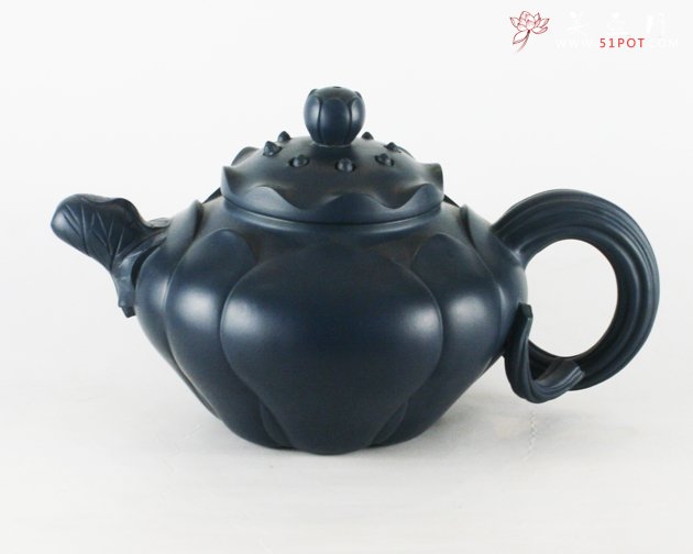 紫砂壶图片：荷韵莲子壶 - 美壶网
