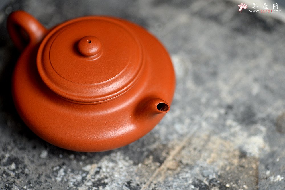 紫砂壶图片：美壶特惠 性价比极高 传统实用 优质朱泥~~虚扁 - 美壶网