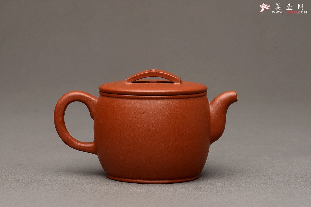 紫砂壶图片：王微全手新品 大口实用 优质朱泥~~全手小汉瓦 - 美壶网