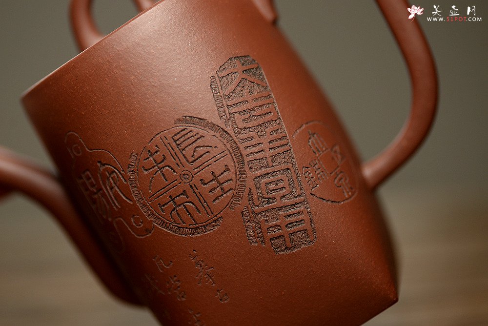 紫砂壶图片：詹黎明经典代表作 方圆之美 紫玉金砂 全手汉韵套组 张听刚装饰 金农清味~ - 美壶网