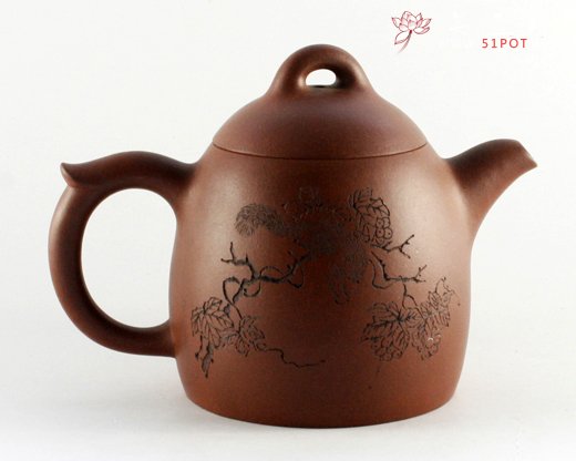 紫砂壶图片：秦权壶 - 美壶网